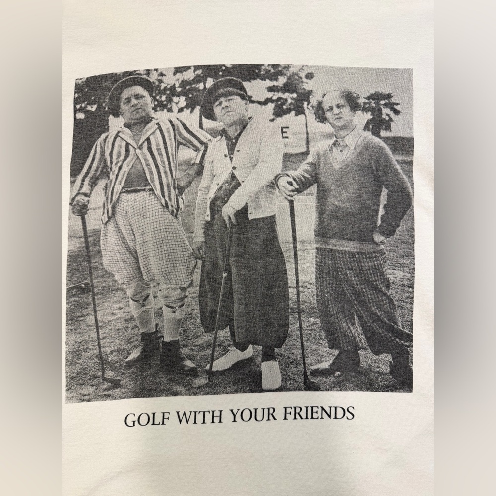 Vintage The Three Stooges "Golf With Your Friends" Shirt
